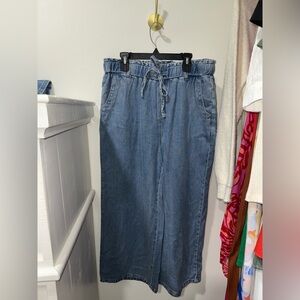 Velvet Heart Denim Wide Leg Cropped Jeans